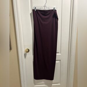 a new day Deep Purple Strapless Maxi Dress